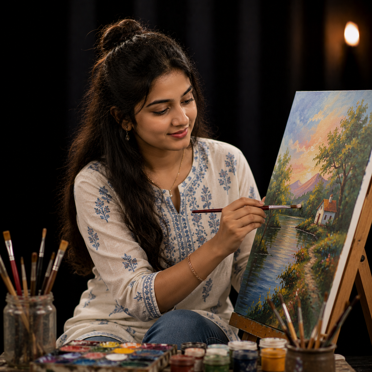Basic & Advanced Drawing & Painting at Rudra Academy