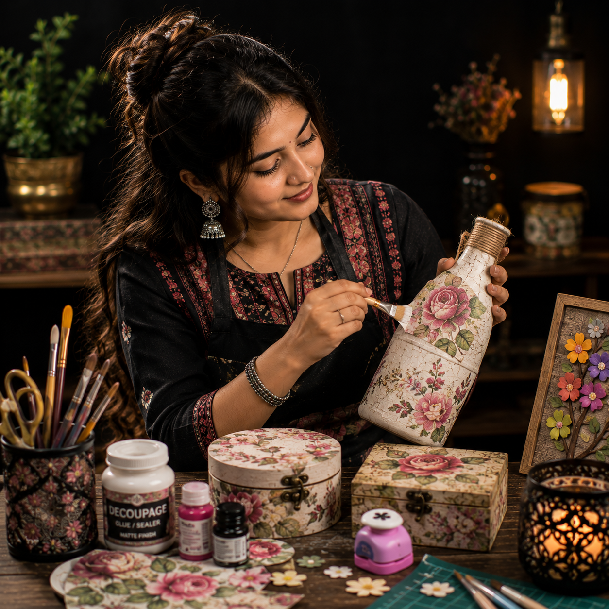 Decoupage at Rudra Academy
