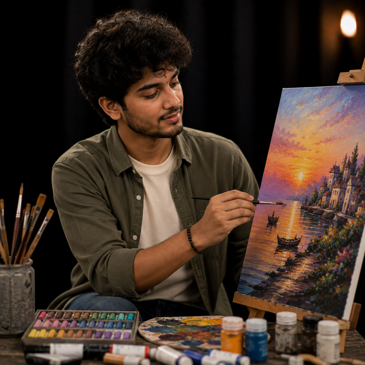 Oil Painting at Rudra Academy
