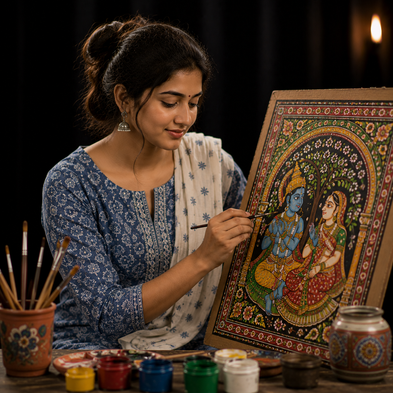 Pattachitra at Rudra Academy